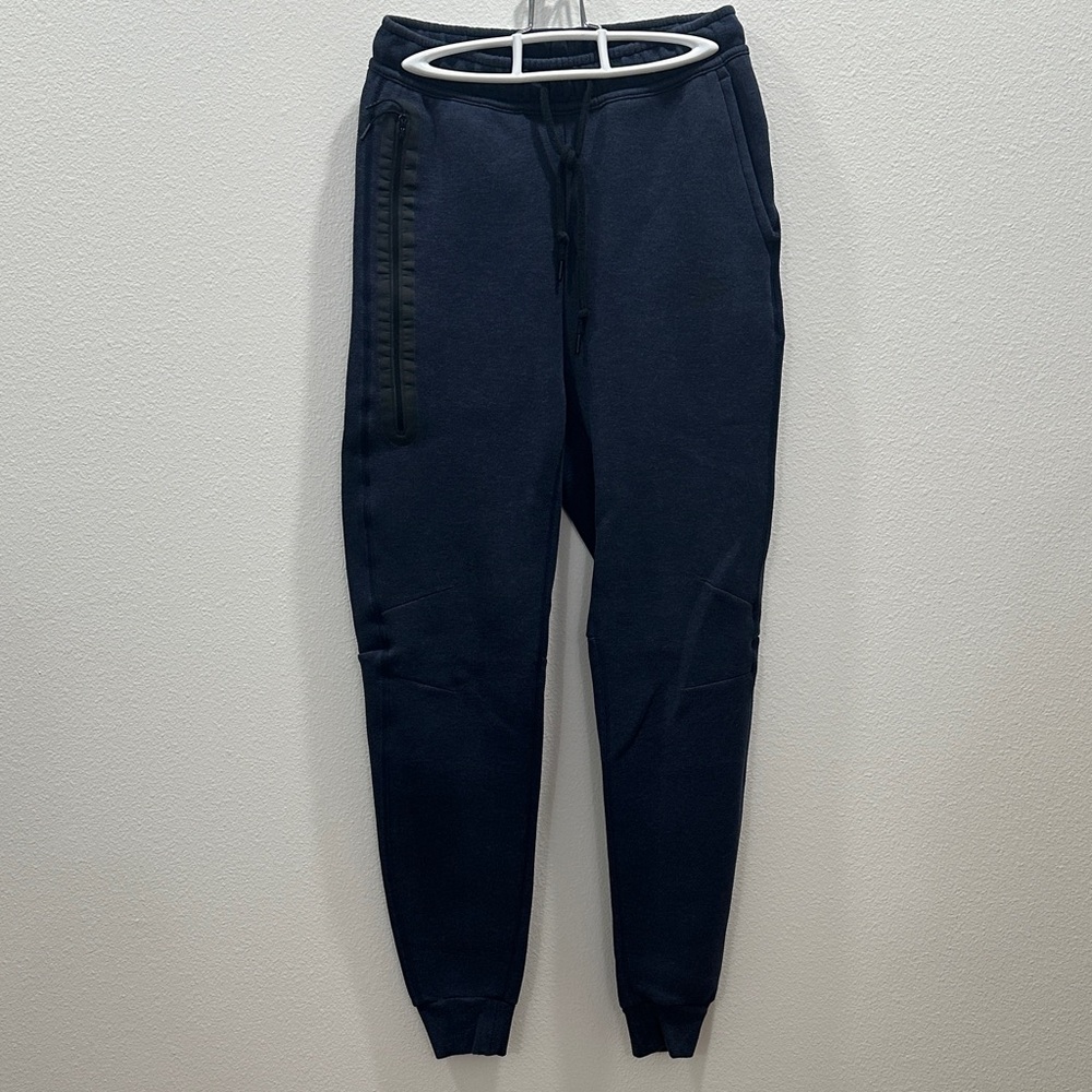 Men's Nike Tech Fleece Navy blue Jogger sweat Pants small tall long EUC